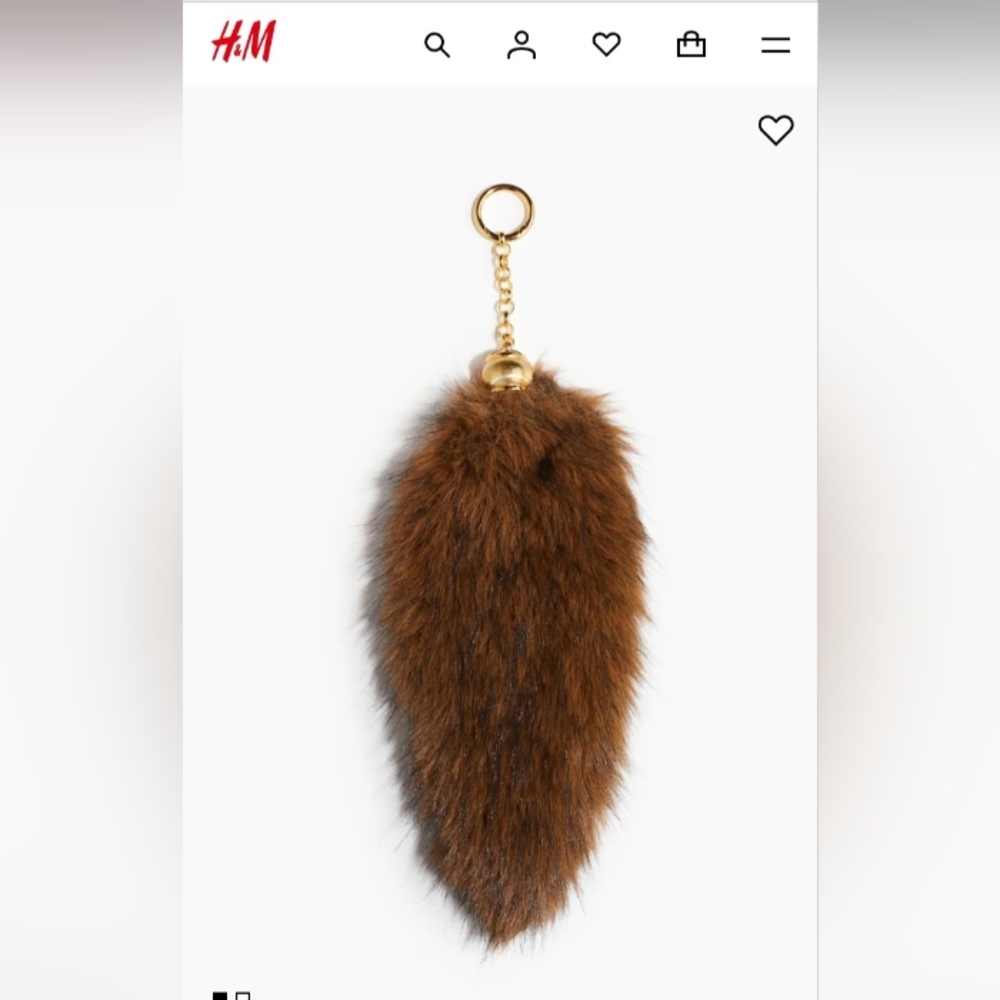 Large Fuzzy Bag Charm - Picture 6 of 6